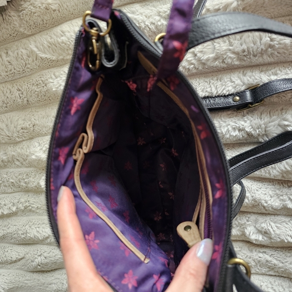 Anuschka Hand-Painted Leather Covertible Crossbody/Backpack - Picture 3 of 10